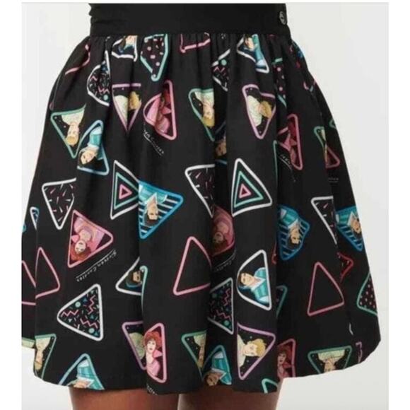 Unique Vintage X Sixteen Candles A-Line Mini Skirt Size M 80s#41 - Picture 1 of 7